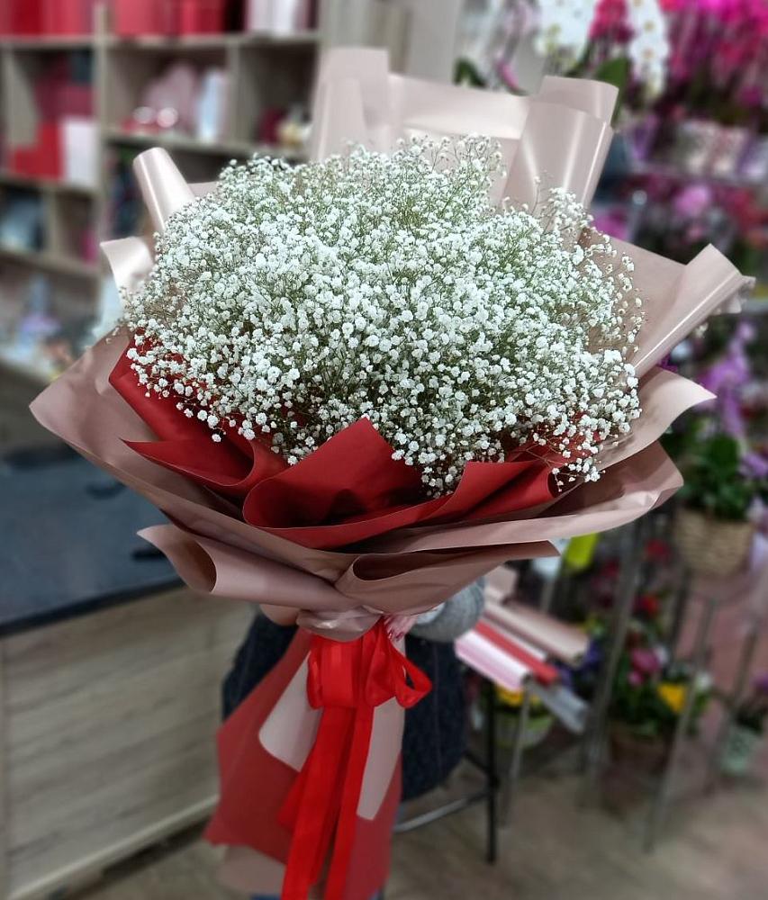 Букет Белые хлопья в Солнечногорск-30 Букет цветов из: Гипсофила в Солнечногорск-30